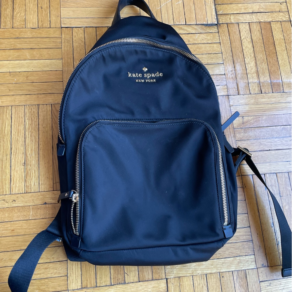Kate Spade black backpack. Lightly used, great condition